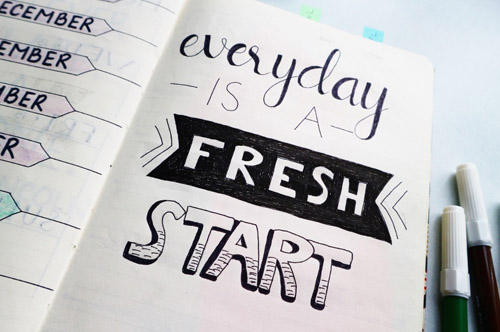 Everyday fresh start